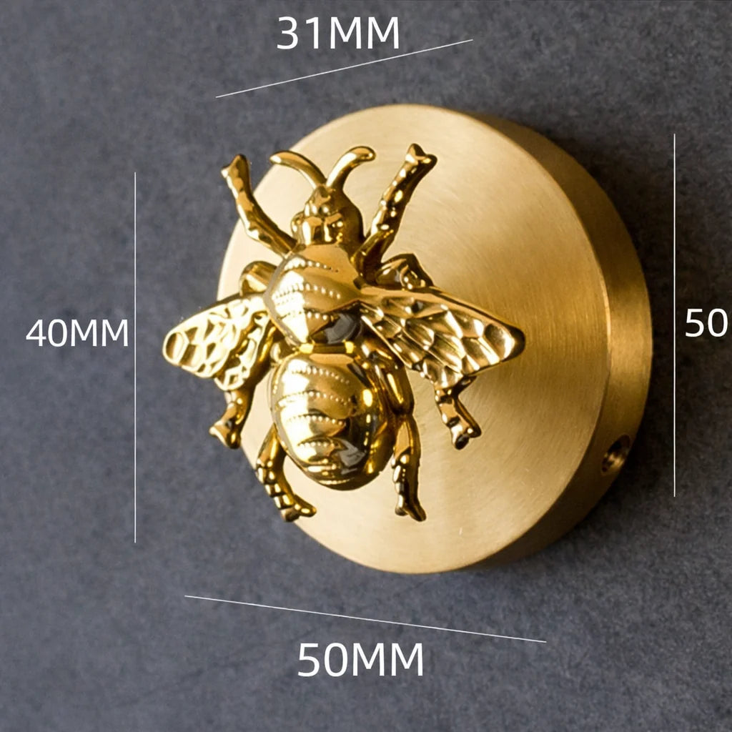 Wall Hook Solid Brass Animal-Inspired Space-Saving Design