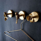 Wall Hook Solid Brass Animal-Inspired Space-Saving Design