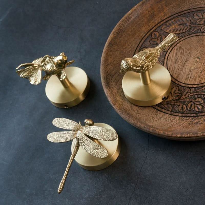 Wall Hook Solid Brass Animal-Inspired Space-Saving Design