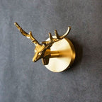 Wall Hook Solid Brass Animal-Inspired Space-Saving Design
