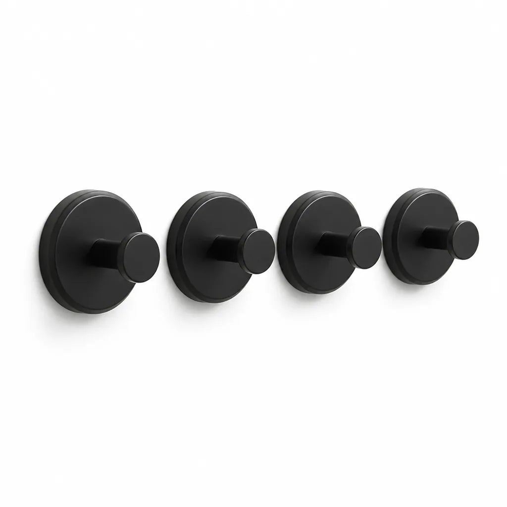 Wall Hooks Suction Cup Drill-Free Set of 4