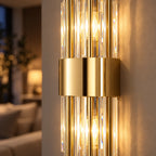 Wall Lamp Crystal Glass Stainless Steel LED