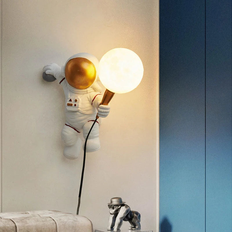 Wall Light Astronaut Design Warm LED