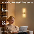 Wall Light Motion Sensor LED Rechargeable Cordless Design