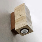 Wall Light Travertine Look Warm Lighting