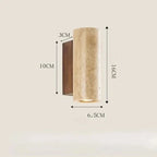 Wall Light Travertine Look Warm Lighting