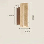 Wall Light Travertine Look Warm Lighting