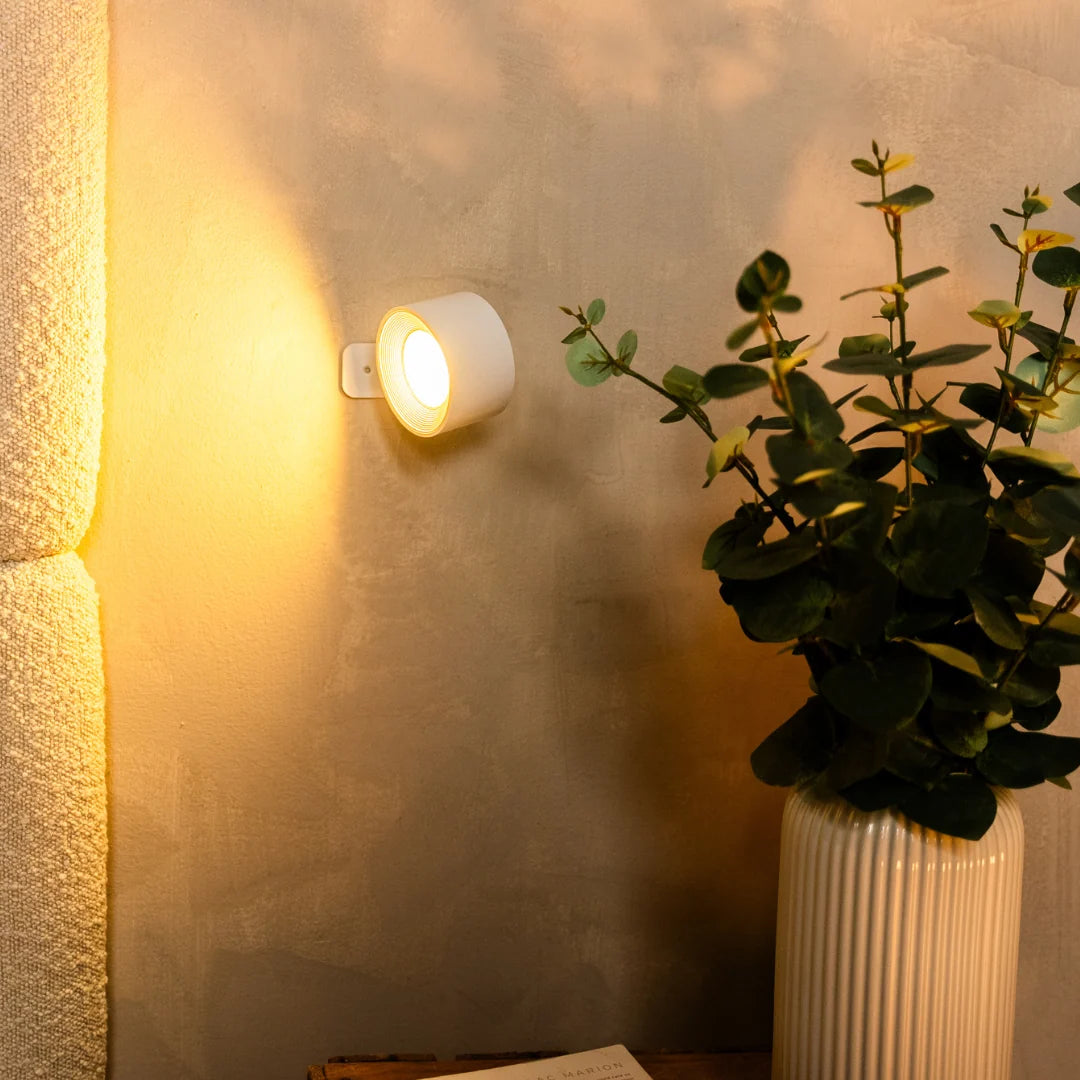 Wall Light Wireless 360° Rotating Head USB-C Rechargeable Touch Dimming