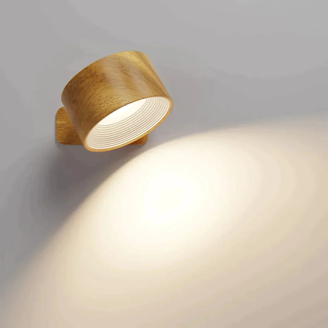 Wall Light Wireless 360° Rotating Head USB-C Rechargeable Touch Dimming