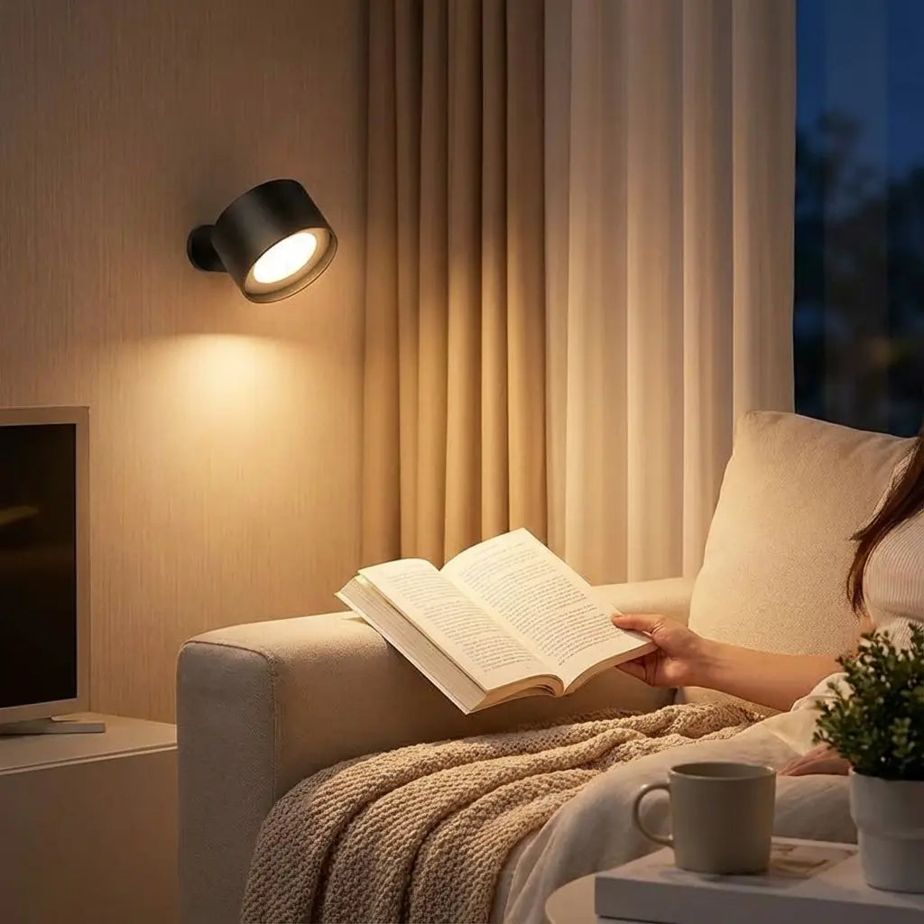 Wall Light Wireless Magnetic Swivel USB Rechargeable