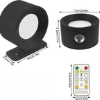 Wall Light Wireless Magnetic Swivel USB Rechargeable