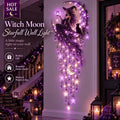 Wall Light Witch Crescent Moon Purple Starfall Glow