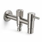 Wall-Mounted Faucet Stainless Steel G1/2 & Integrated Hose