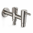 Wall-Mounted Faucet Stainless Steel G1/2 & Integrated Hose