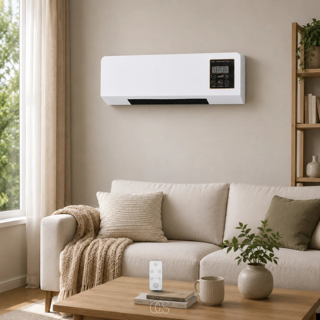 Wall-Mounted Heater & Fan Remote Control With Timer