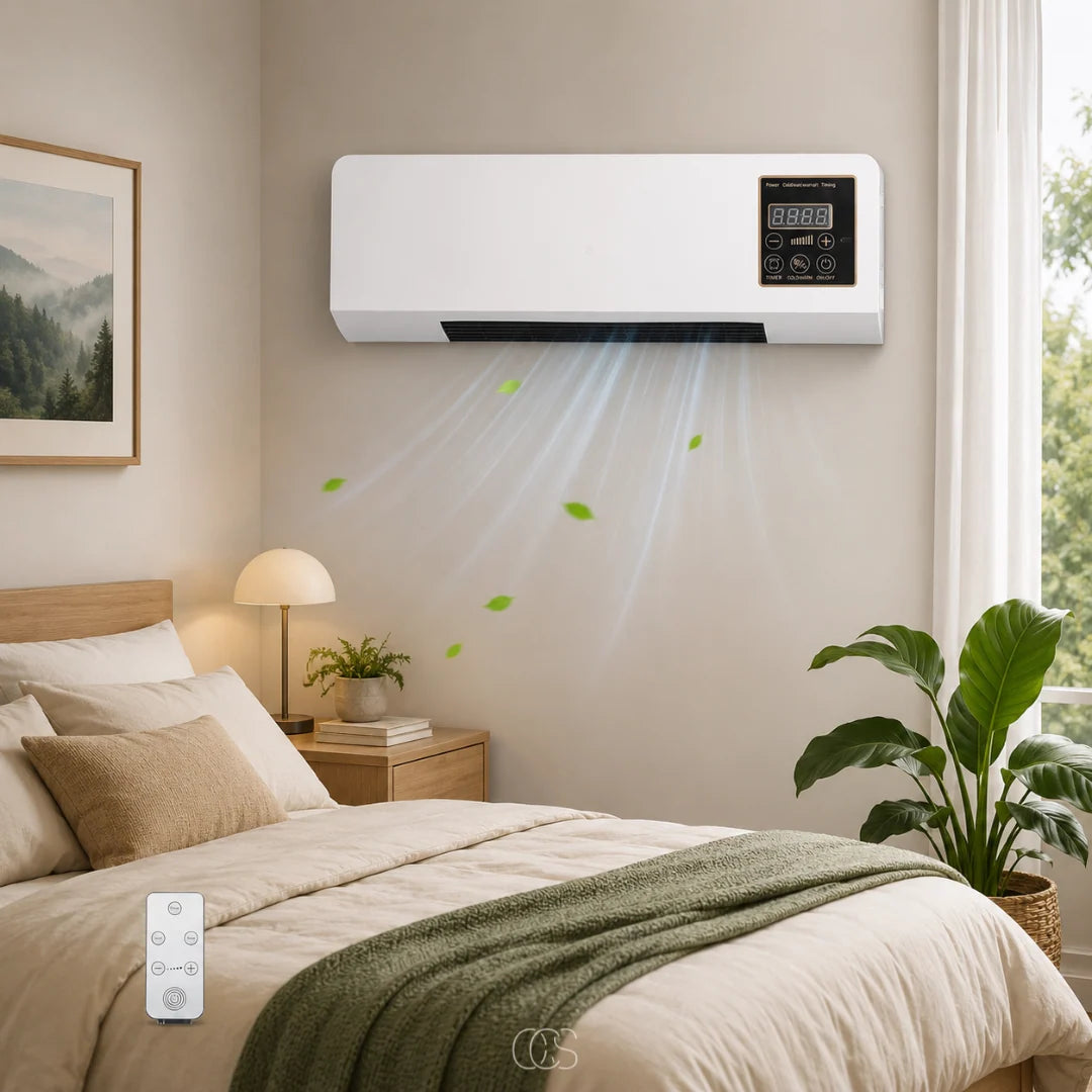 Wall-Mounted Heater & Fan Remote Control With Timer