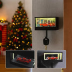 Wall-Mounted Key Holder Infinity Mirror & LED Lighting