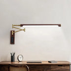 Wall-Mounted Reading Light Adjustable Swing Arm Full-Spectrum Lighting