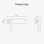Wall Reading Light LED Adjustable Swivel Arm Dual Light Sources