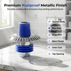 Washing Machine Drain Adapter Backflow Protection & Silicone Seal