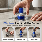 Washing Machine Drain Adapter Backflow Protection & Silicone Seal