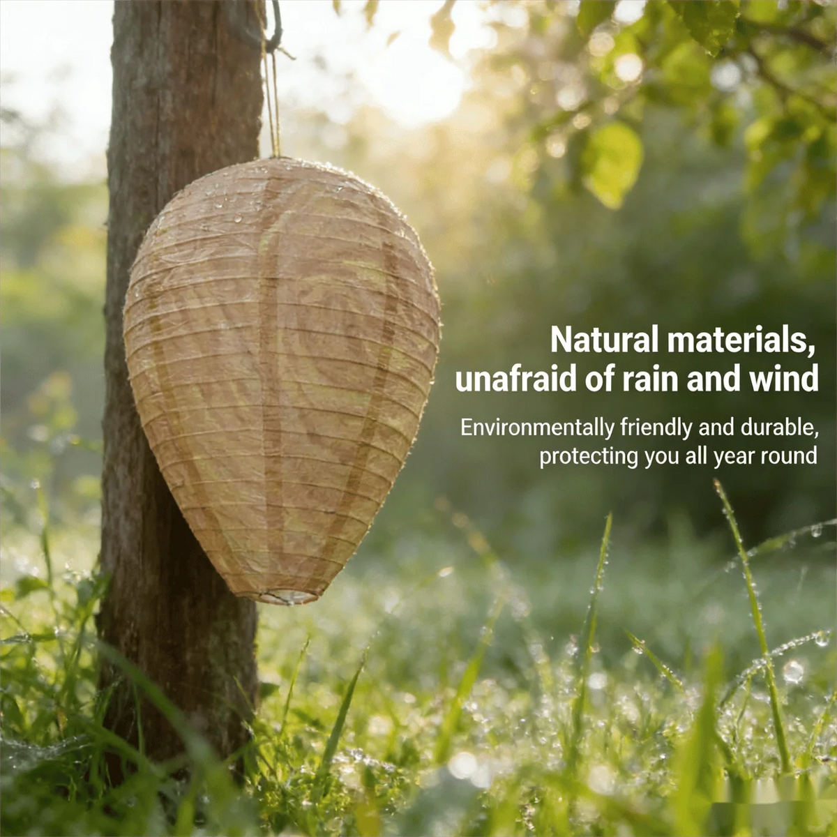 Wasp Nest Decoy Foldable Rainproof Set of 2