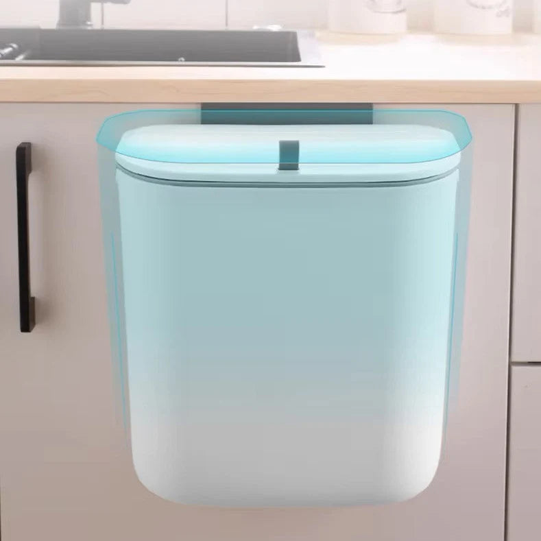 Waste Bin Wall-Mounted Swing Lid & Removable Inner Bin
