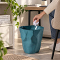 Wastebasket Irregular Folded Space-Saving 12L Capacity
