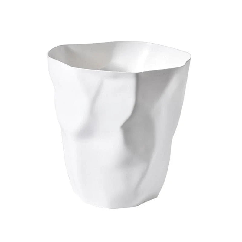 Wastebasket Irregular Folded Space-Saving 12L Capacity