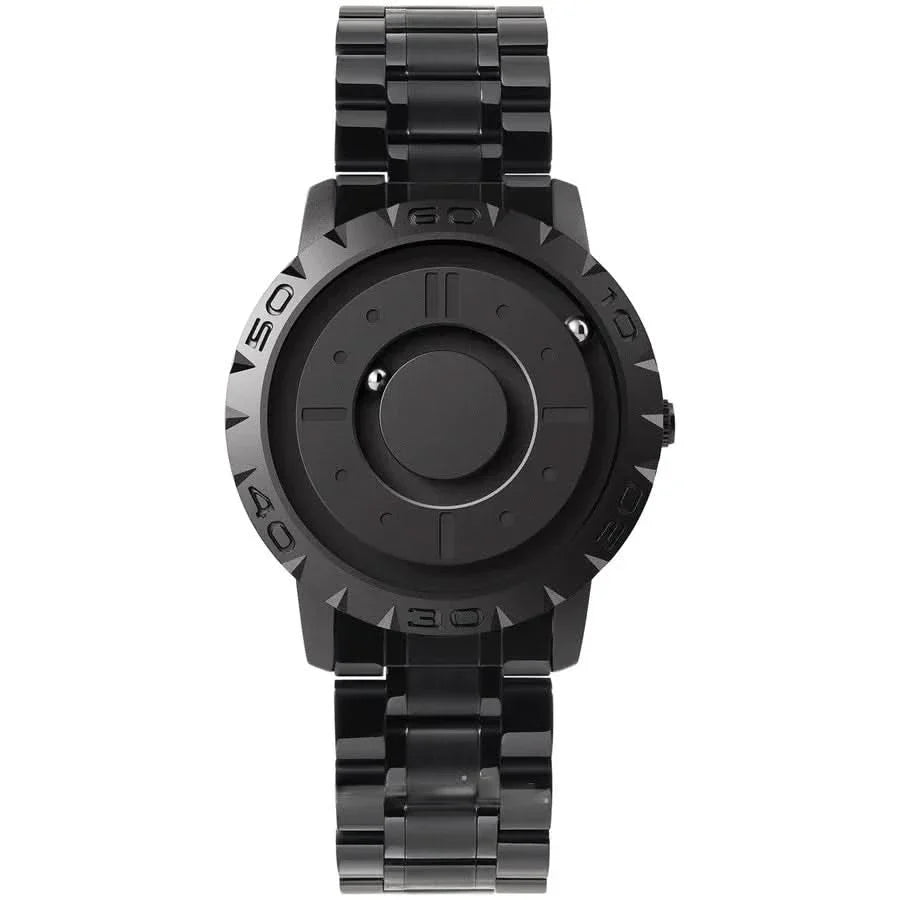 Watch Magnetic Ball Display Stainless Steel Mesh Band