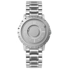 Watch Magnetic Ball Display Stainless Steel Mesh Band