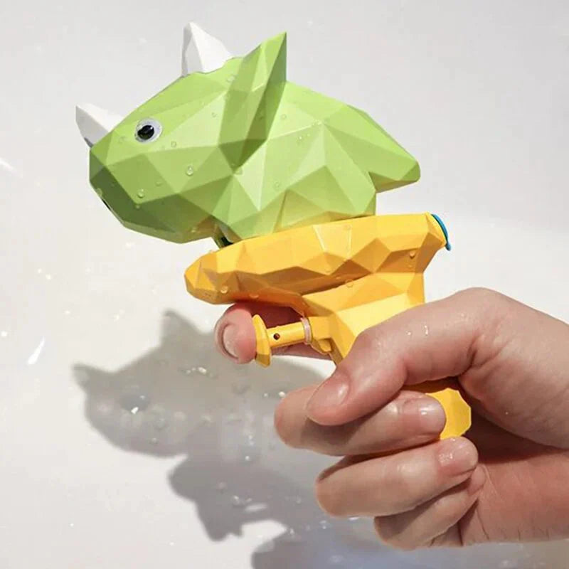 Water Gun Dinosaur Design Movable Eyes & Long-Range Spray