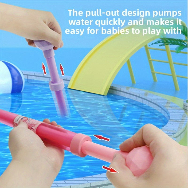 Water Gun Set Pump-Action Child-Safe 2-Pack