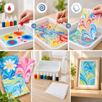 Water Marbling Kit Non-Toxic Multi-Color