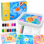 Water Marbling Kit Non-Toxic Multi-Color