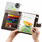 Watercolor Sketchbook 300gsm Cold-Pressed Magnetic Palette & Travel Brush
