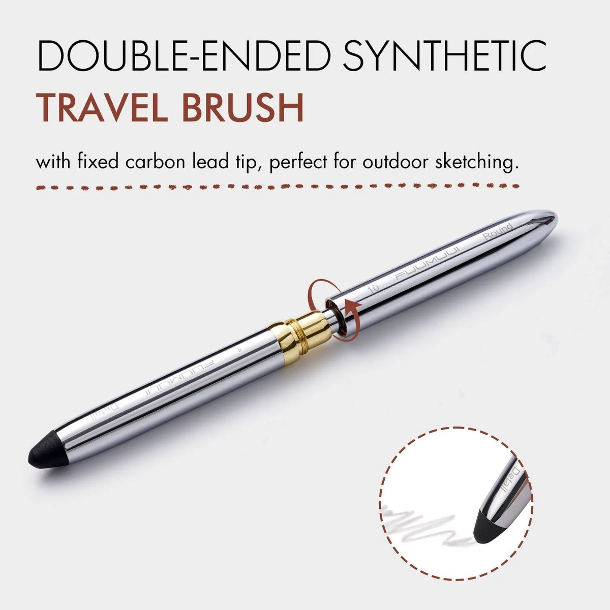 Watercolor Sketchbook 300gsm Cold-Pressed Magnetic Palette & Travel Brush