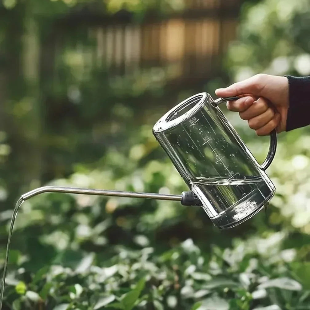 Watering Can Long Metal Spout Measurement Markings