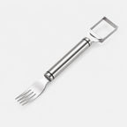Watermelon Cutter & Fork 2-In-1 Stainless Steel Dishwasher-Safe