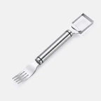Watermelon Cutter & Fork 2-In-1 Stainless Steel Dishwasher-Safe