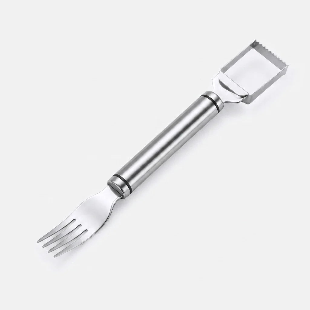 Watermelon Cutter & Fork 2-In-1 Stainless Steel Dishwasher-Safe
