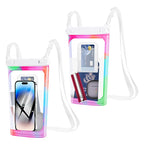 Waterproof Phone Pouch Clear Touchscreen & Adjustable Lanyard