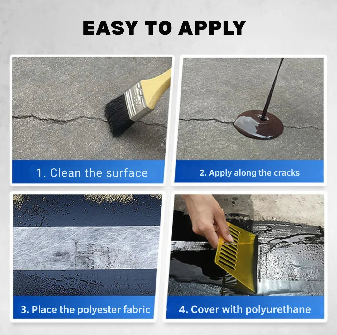Waterproof Sealant Coating Brush-On Flexible Finish