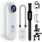 Wearable Action Camera 4K Magnetic Mount 128GB Storage