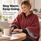 Wearable Heated Blanket USB-Powered 3 Heat Levels
