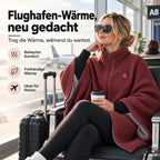 Wearable Heated Blanket USB-Powered 3 Heat Settings