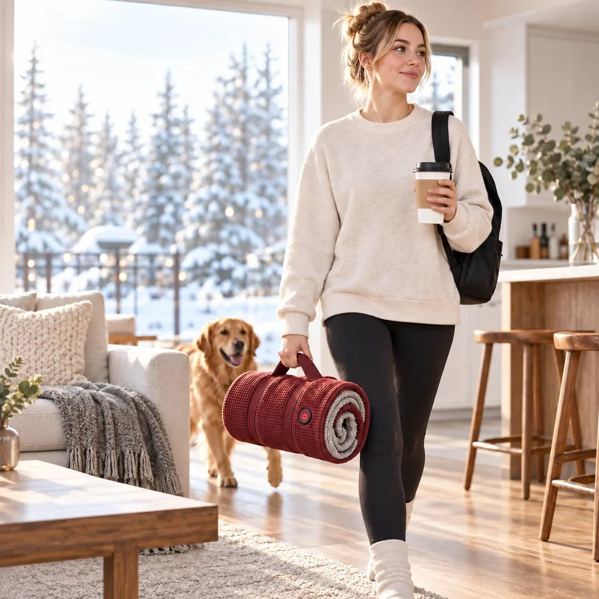 Wearable Heated Blanket USB Powered 3 Heat Settings