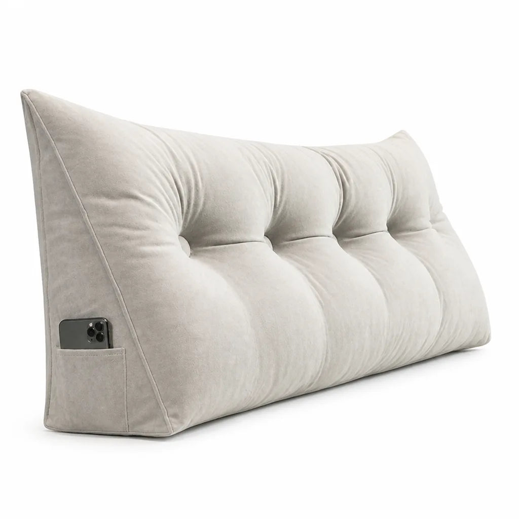 Wedge Pillow Back & Neck Support Removable Washable Cover