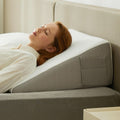 Wedge Pillow Memory Foam Machine-Washable Cover Non-Slip Base