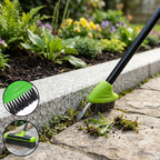 Weed Brush Set 3-in-1 Long Handle Metal Scraper